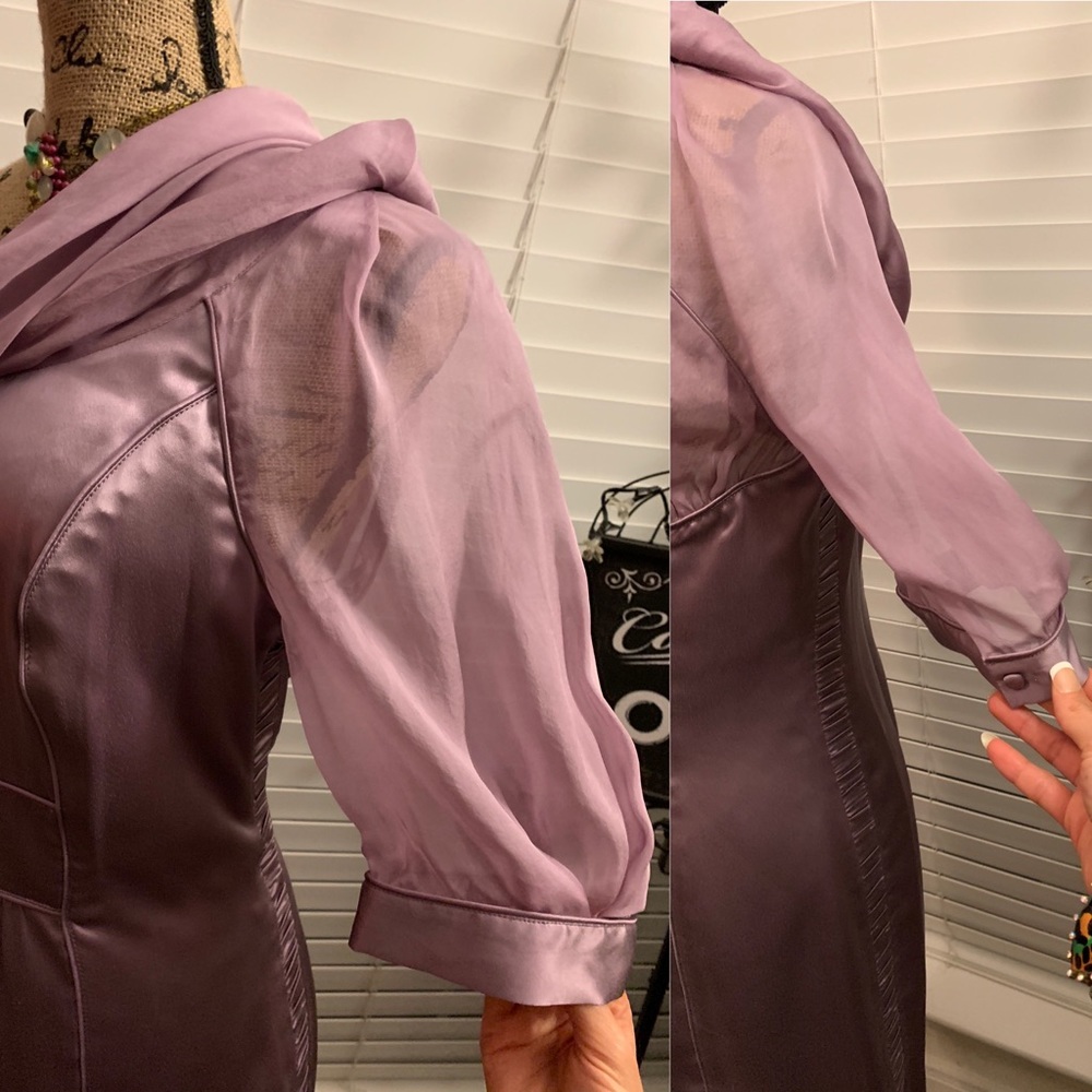WALTER Silk Classy Modern Chic Dress. - Picture 7 of 15